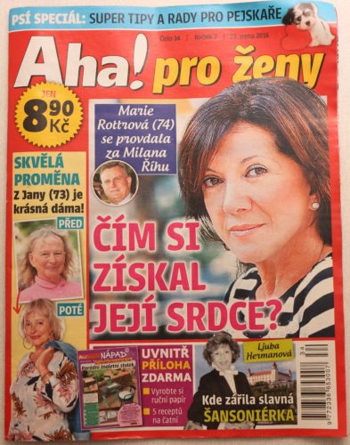 ÄŒlánek o posvátné geometrii v Äasopise Aha! pro ženy