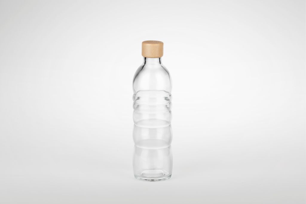 Cestovní láhev na vodu s korkovým obalem "Lagoena" (500 ml), bílý Květ života - Obrázek 3