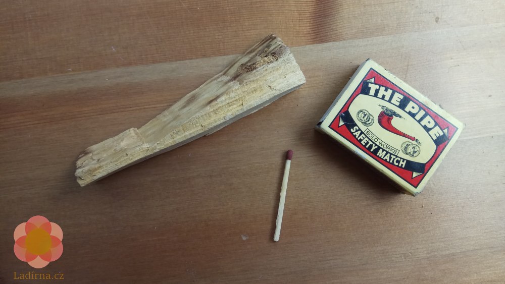 Vykuřovadlo Palo Santo ("Svaté dřevo") - celá dřívka - Obrázek 2