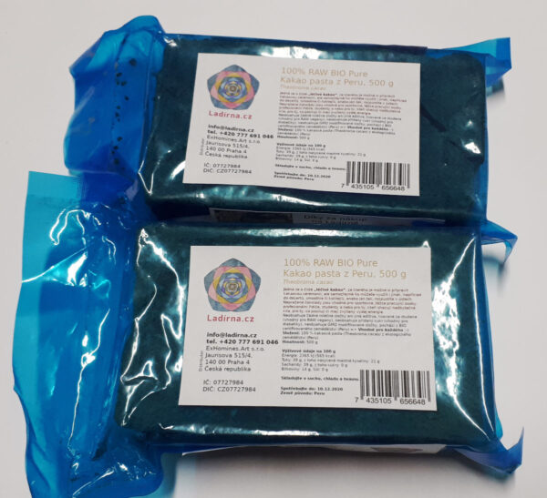 100% RAW BIO Pure Kakaová pasta z Peru - Obrázek 4