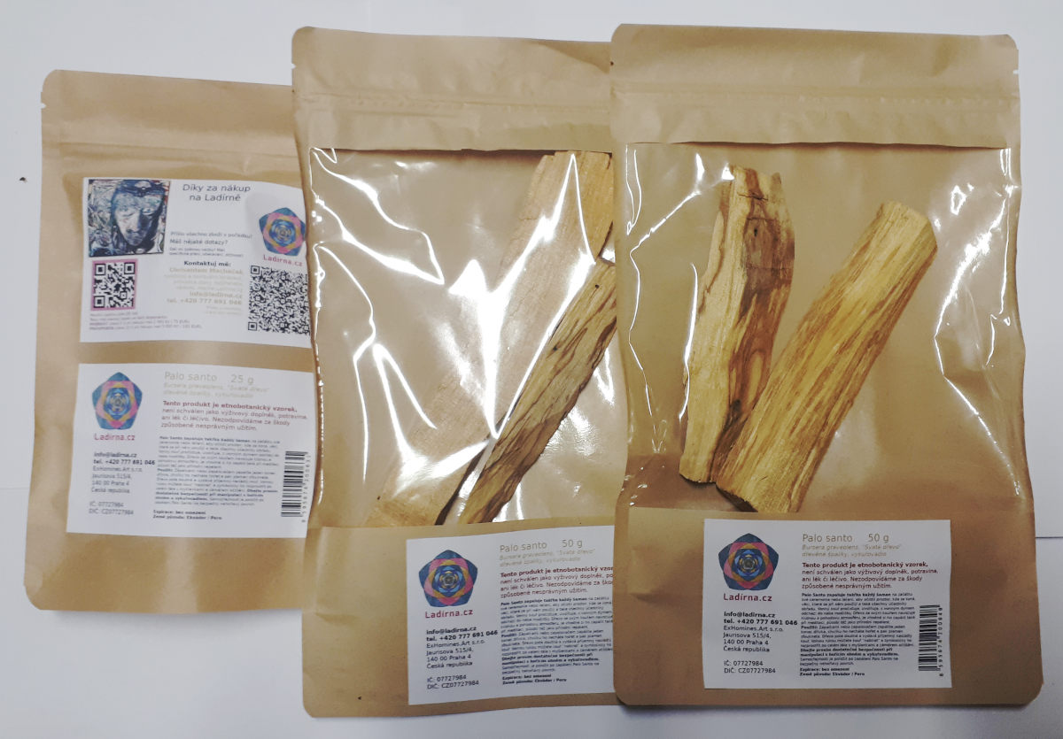 Vykuřovadlo Palo Santo ("Svaté dřevo") - celá dřívka - Obrázek 6