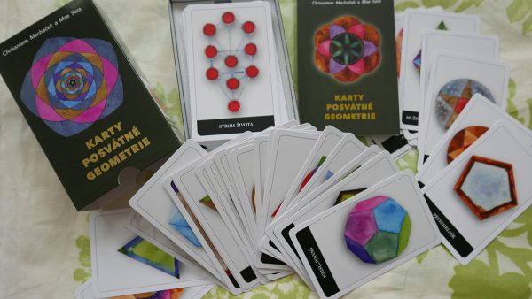 Chrisantem Macháček a Mae Sara: Karty posvátné geometrie (55 karet + knížka + krabička) - 2. VYDÁNÍ! - Obrázek 5