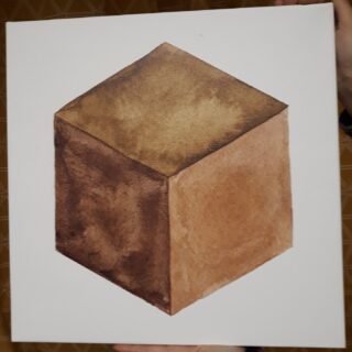 Mae Sara: Krychle (obraz) 40x40