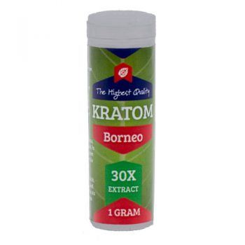 Kratom (Mitragyna Speciosa) - Borneo Red 30x extrakt, 1 gram