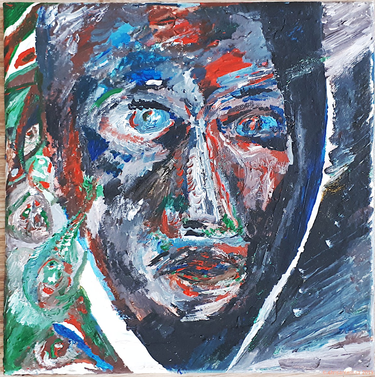 Chrisantem: "Akashi" - digitální tisk na plátně - Obrázek 3