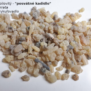 Kadidlovník pilovitý - "posvátné kadidlo" - Boswellia serrata (pryskyřice, vykuřovadlo)