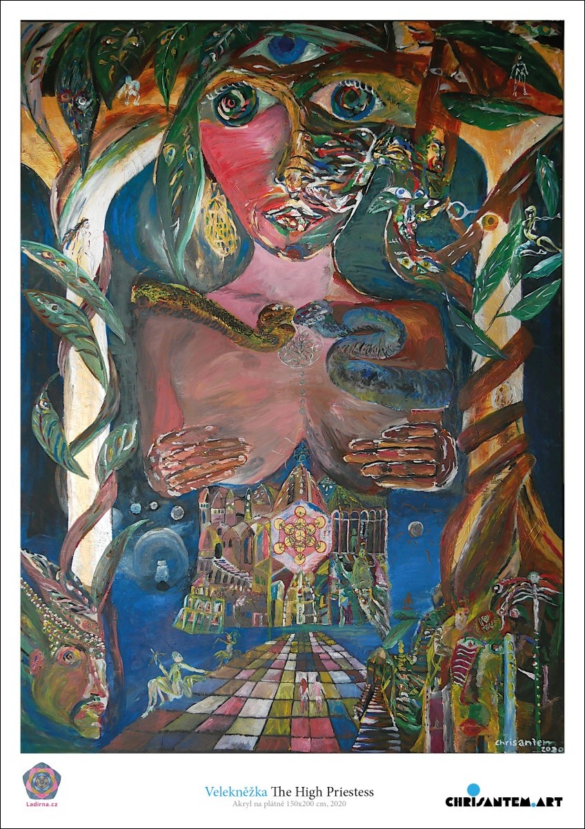 Pohlednice A5 Velekněžka Ayahuasca