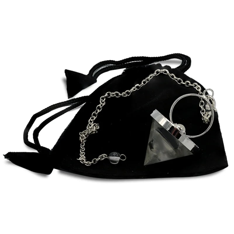 Ezoterické kyvadlo konické z křišťálu - Obrázek 2