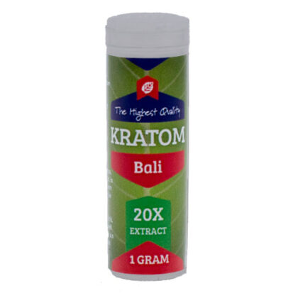 Kratom (Mitragyna Speciosa) Bali Red 20x extrakt, 1 gram