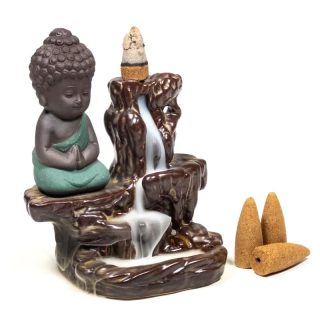 Vykuřovací podložka a "kouřový vodopád" - "Malý Buddha"