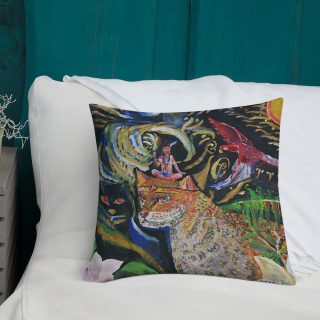 Polštář "Kočičí spojenci"