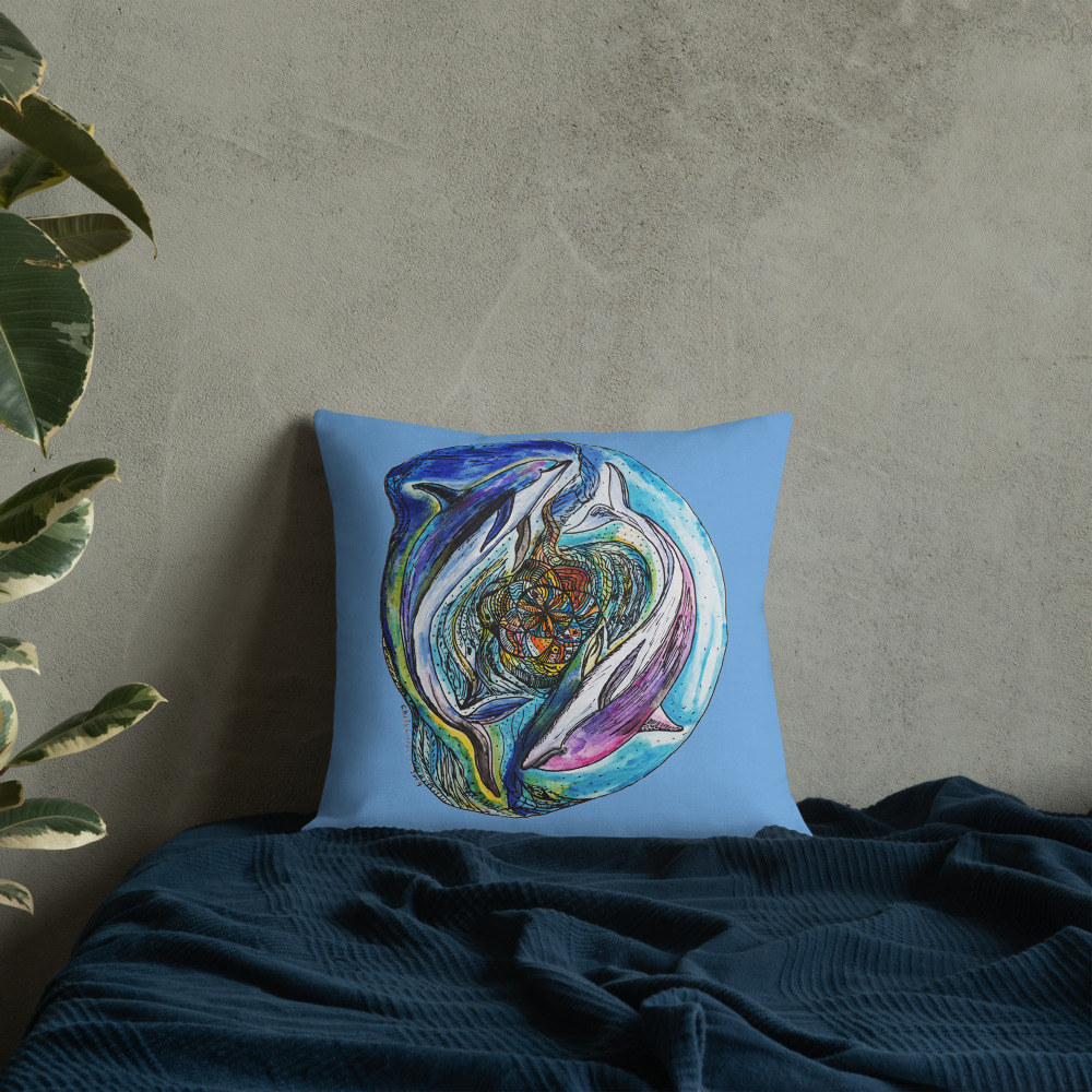 Polštář  "Delfíni" - Obrázek 5