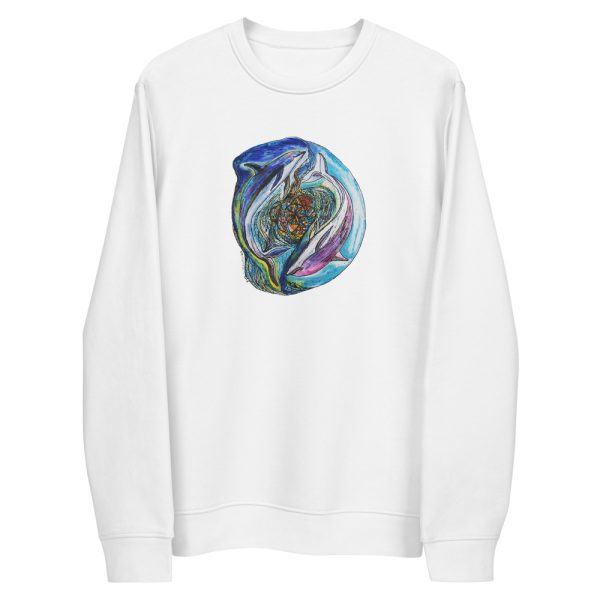 Unisex EKO mikina „Delfíni“ - Obrázek 4