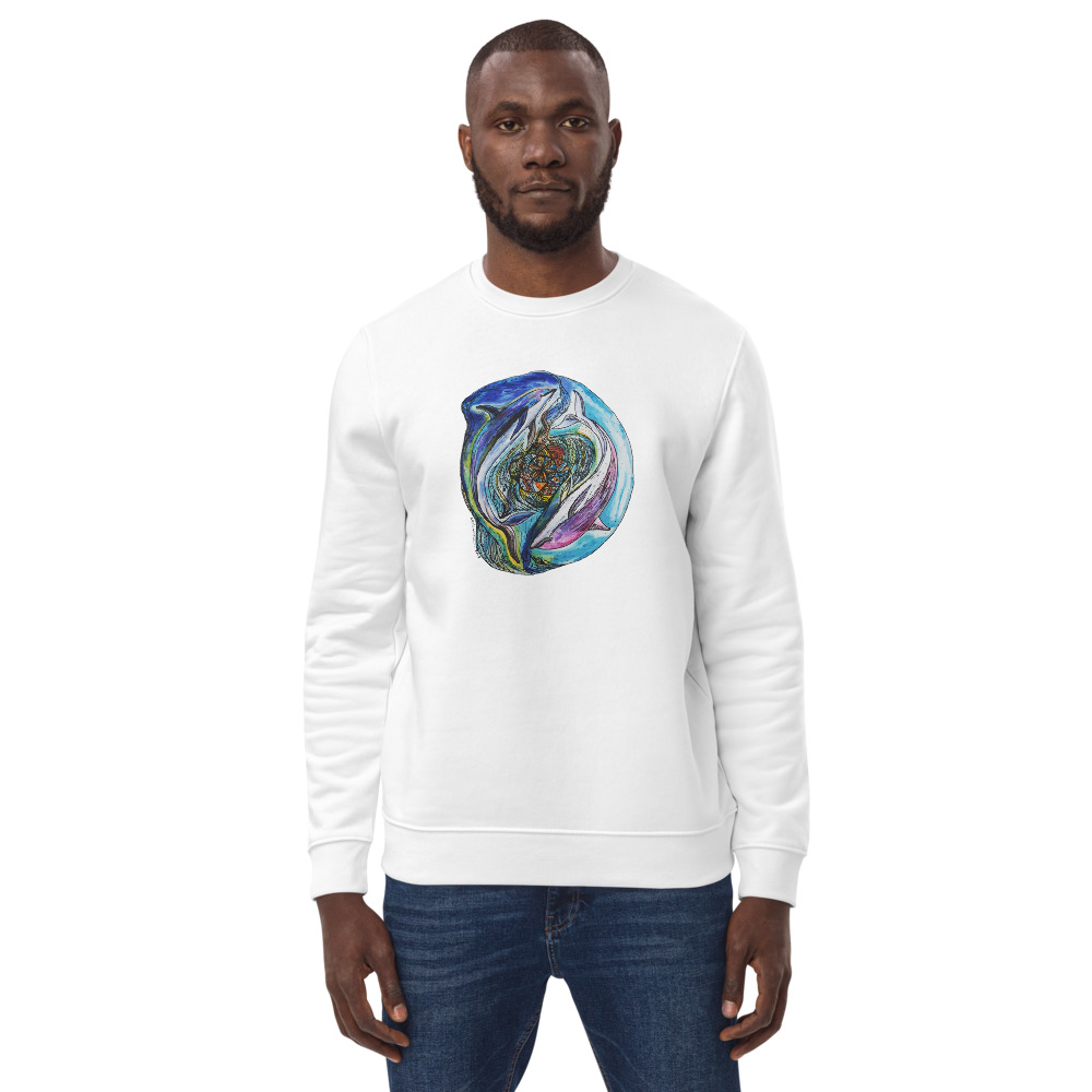 Unisex EKO mikina „Delfíni“ - Obrázek 6