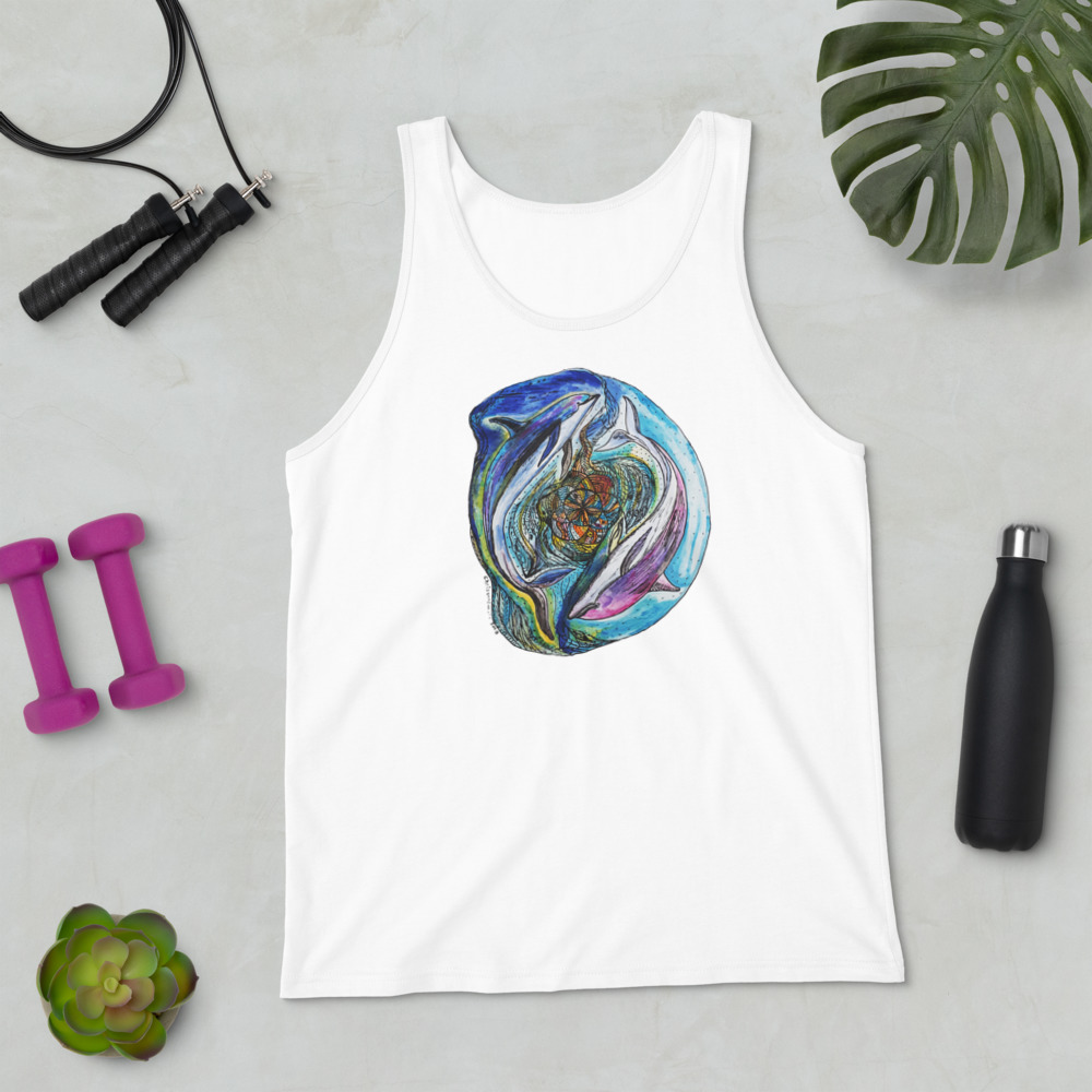 Pánské tílko "Delfíni" - Obrázek 3