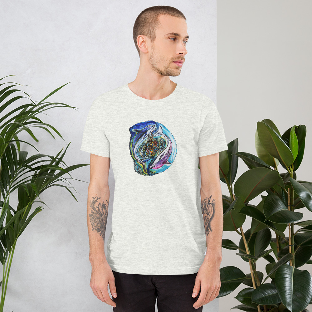 Unisex tričko  "Delfíni" - Obrázek 8