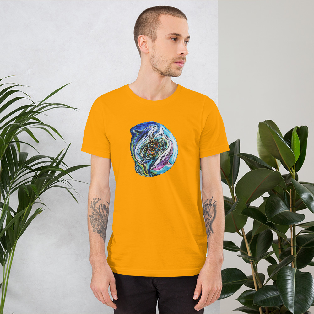 Unisex tričko  "Delfíni" - Obrázek 5