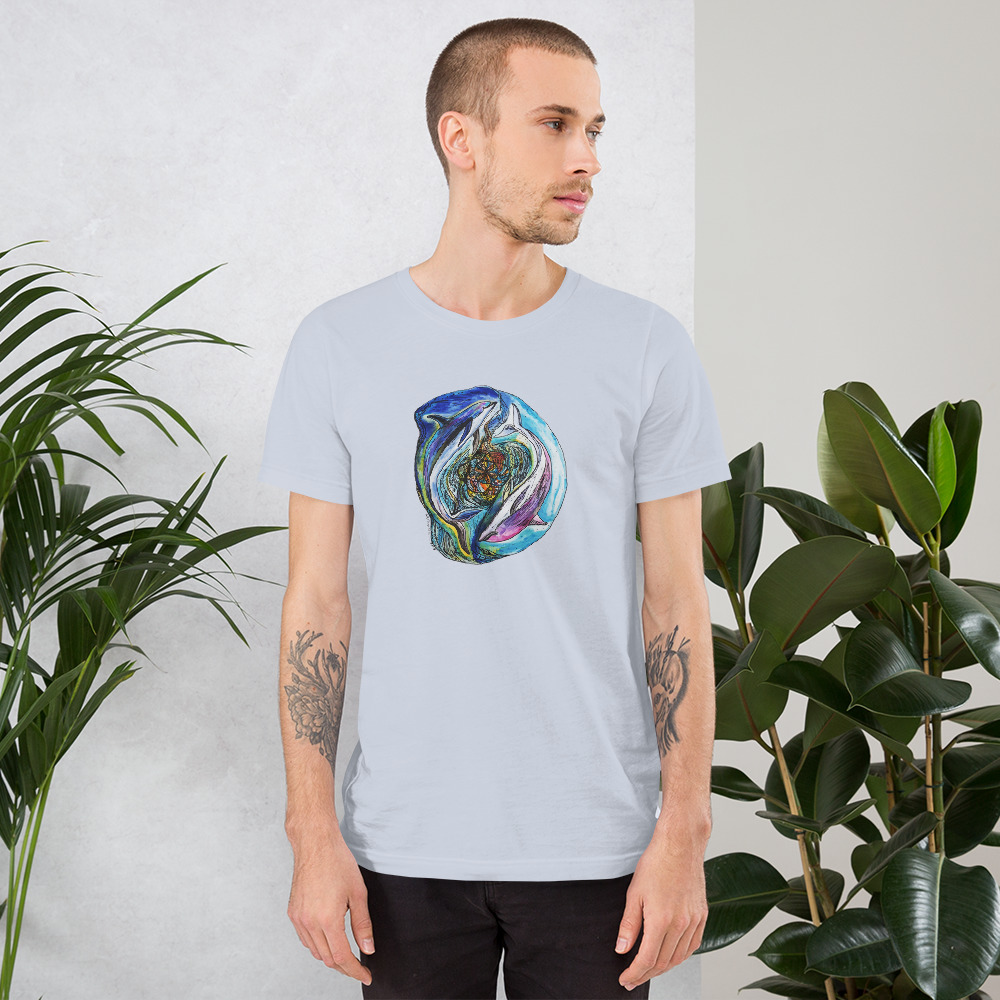 Unisex tričko  "Delfíni" - Obrázek 6