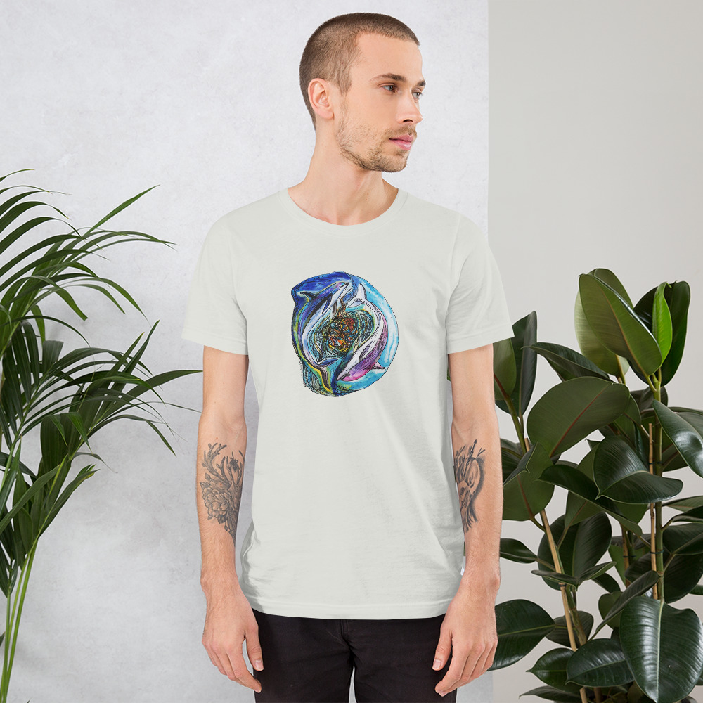 Unisex tričko  "Delfíni" - Obrázek 7