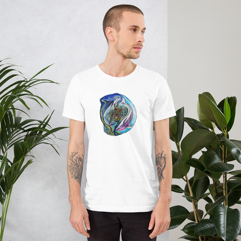 Unisex tričko  "Delfíni" - Obrázek 9