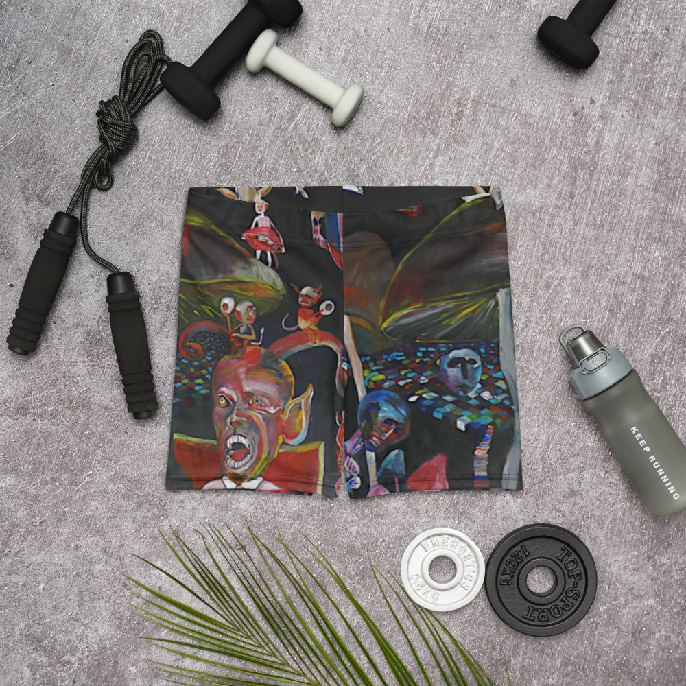 Dámské kraťasy "Houbičkový Ďábel" - Obrázek 2