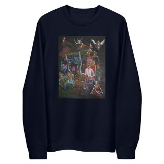 Unisex EKO mikina "Houbičkový Ďábel"