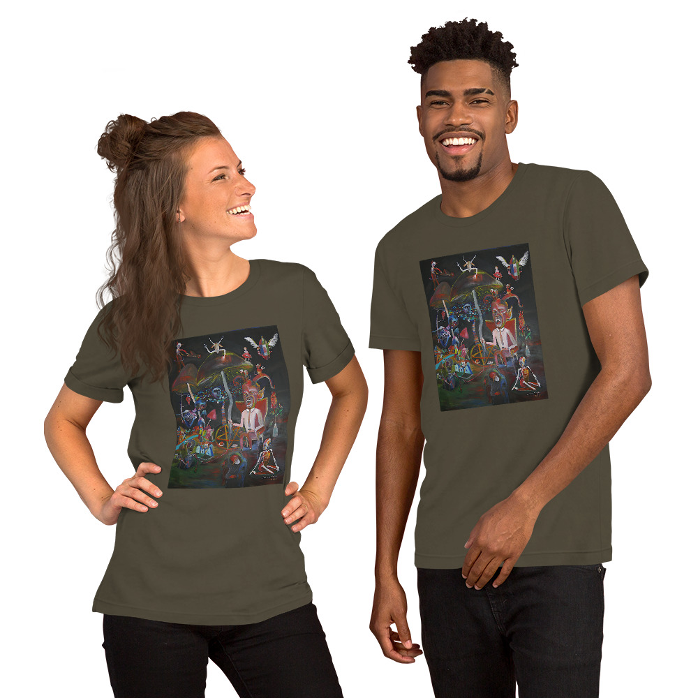 Unisex tričko „Houbičkový Ďábel“ - Obrázek 5