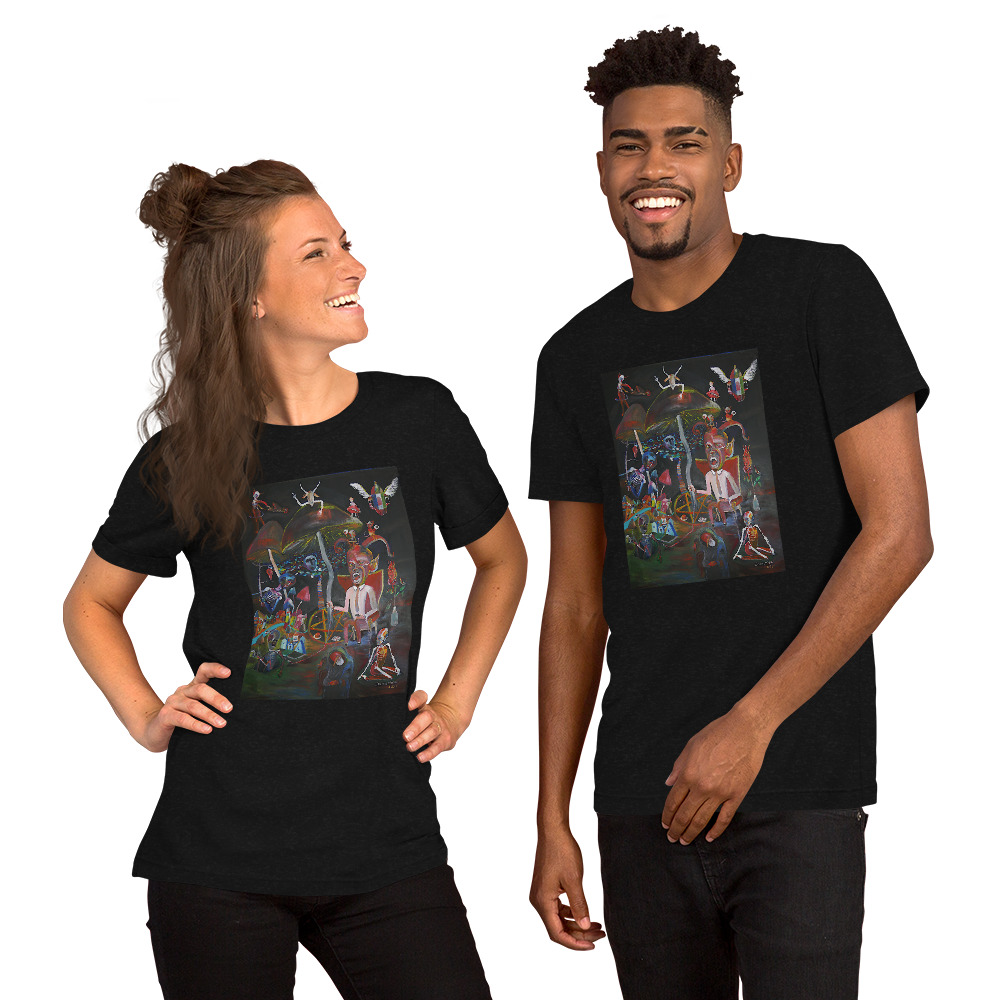 Unisex tričko „Houbičkový Ďábel“ - Obrázek 3