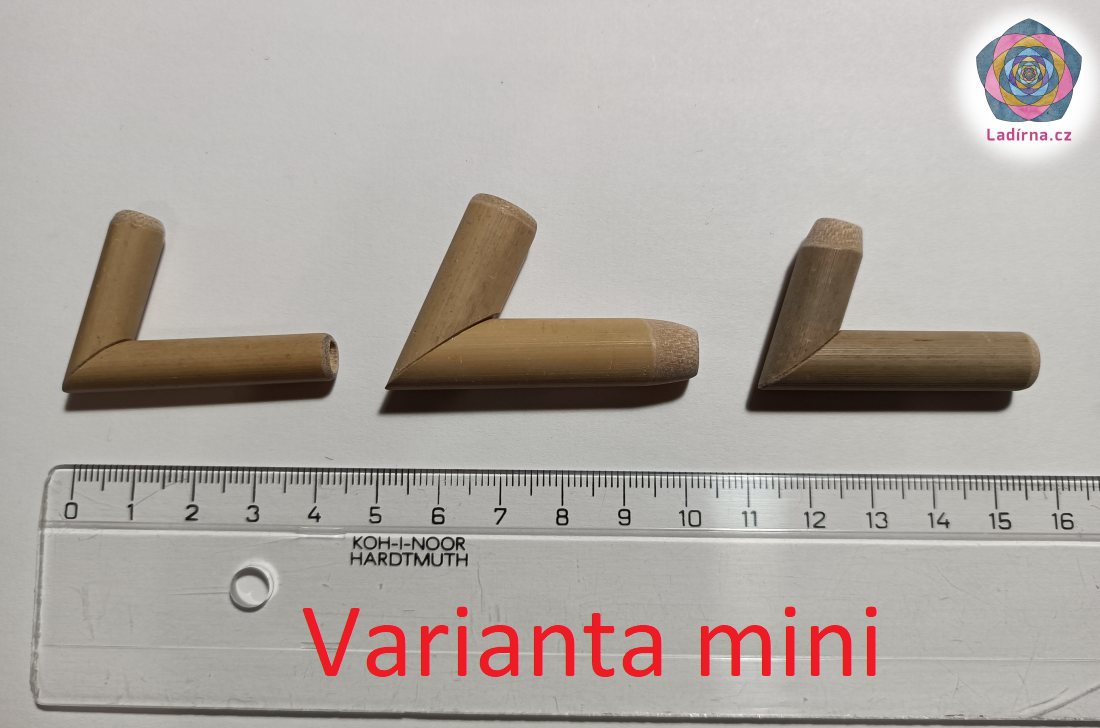 Kuripe - osobní foukačky na rapé, bambusové obyčejné - Obrázek 2