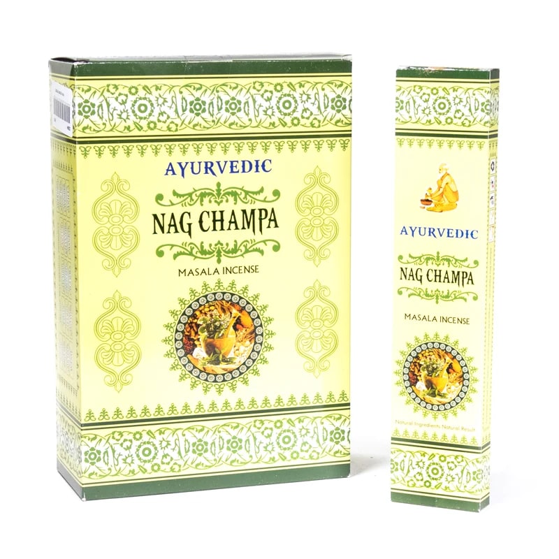 Vonné tyčinky z Indie Ayurvedic Nag Champa Masala 10 g