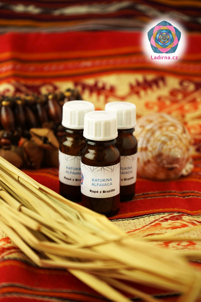 Směs rapé Katukina Alfavaca (bazalka) z Brazílie, lahvička 5 g