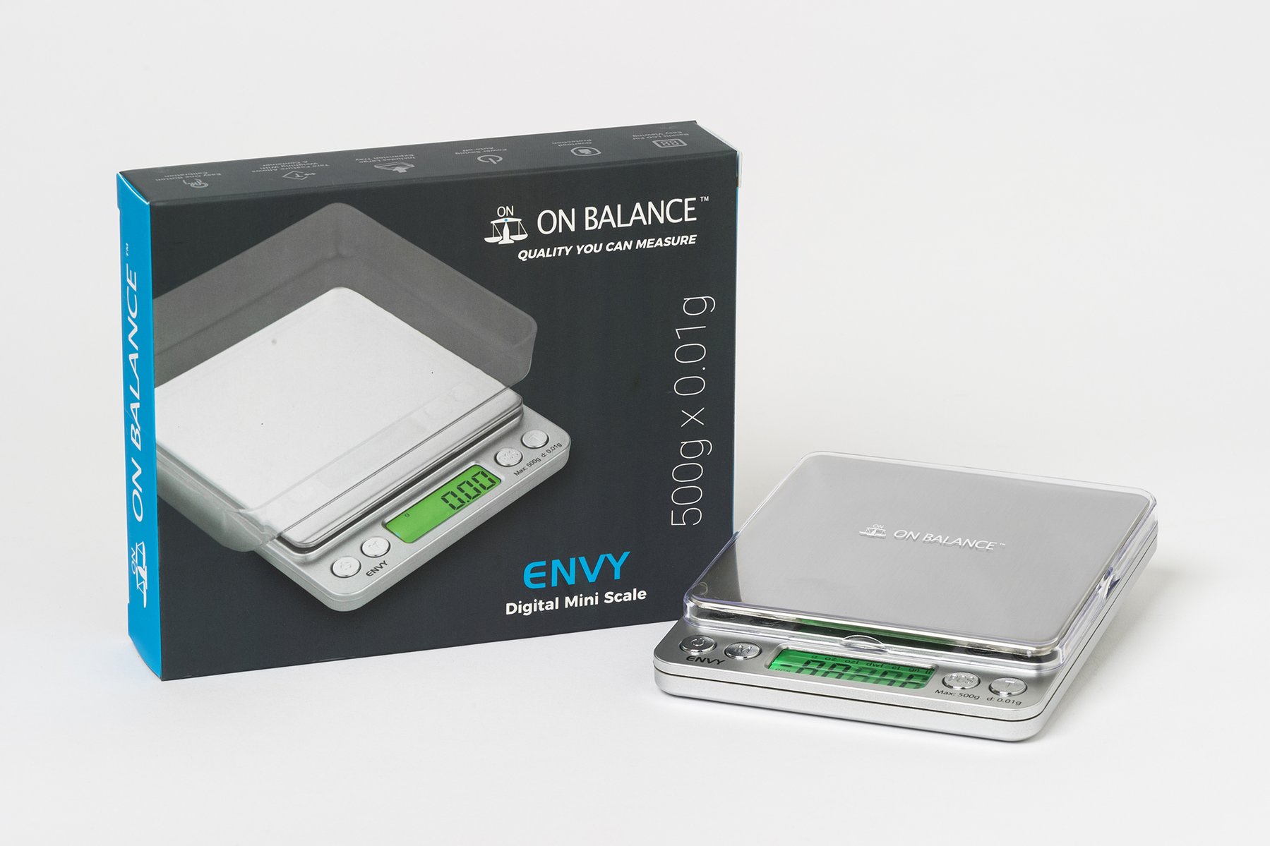 Digitální váha Envy NV-500-SL, 500 g x 0,01 g - Obrázek 2
