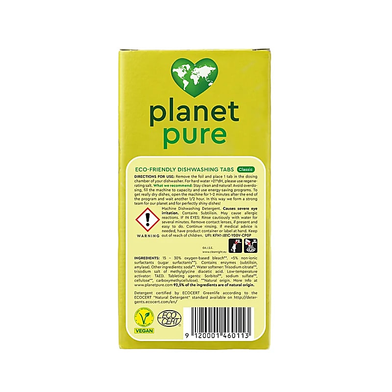 Planet Pure EKO tablety do myčky, 23 ks - Obrázek 2