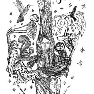 Pohlednice A5 Ayahuasca Maestra