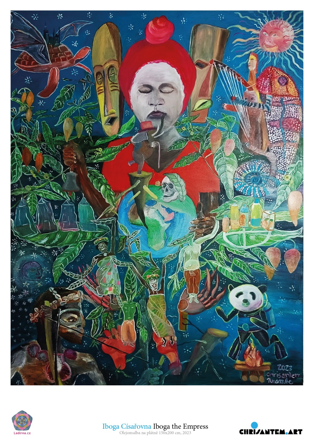 Pohlednice A5 Iboga Císařovna