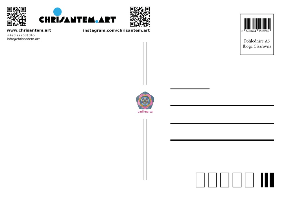 Pohlednice A5 Iboga Císařovna - Obrázek 2