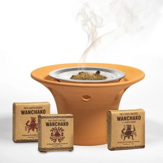 Vykuřovací vonné tyčinky Wanchako Palo Santo + 7 andských bylinek z Peru, 4 ks